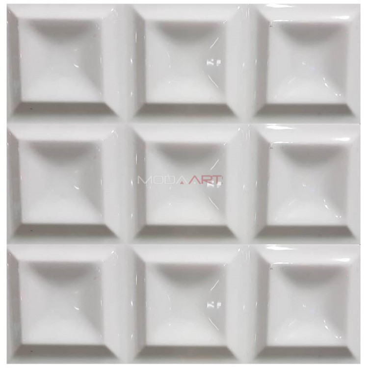 30x30Cm FS-30102 Retro Blanca 3D Seramik Dekor Koli 0,81m2